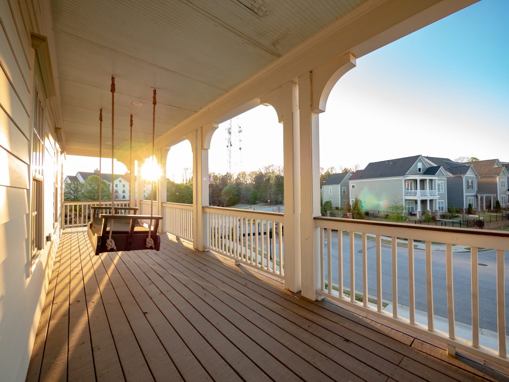 Porch with Swing